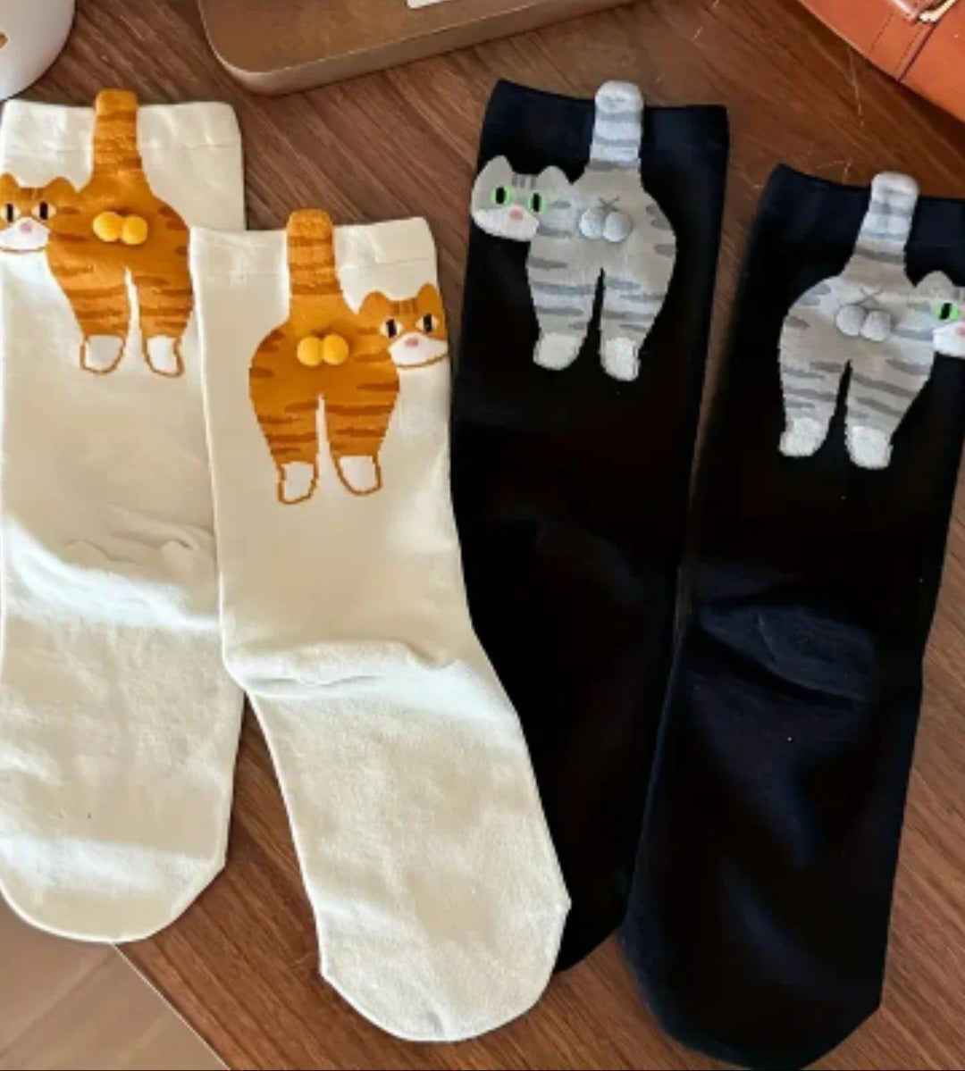 Chaussettes couilles de chat