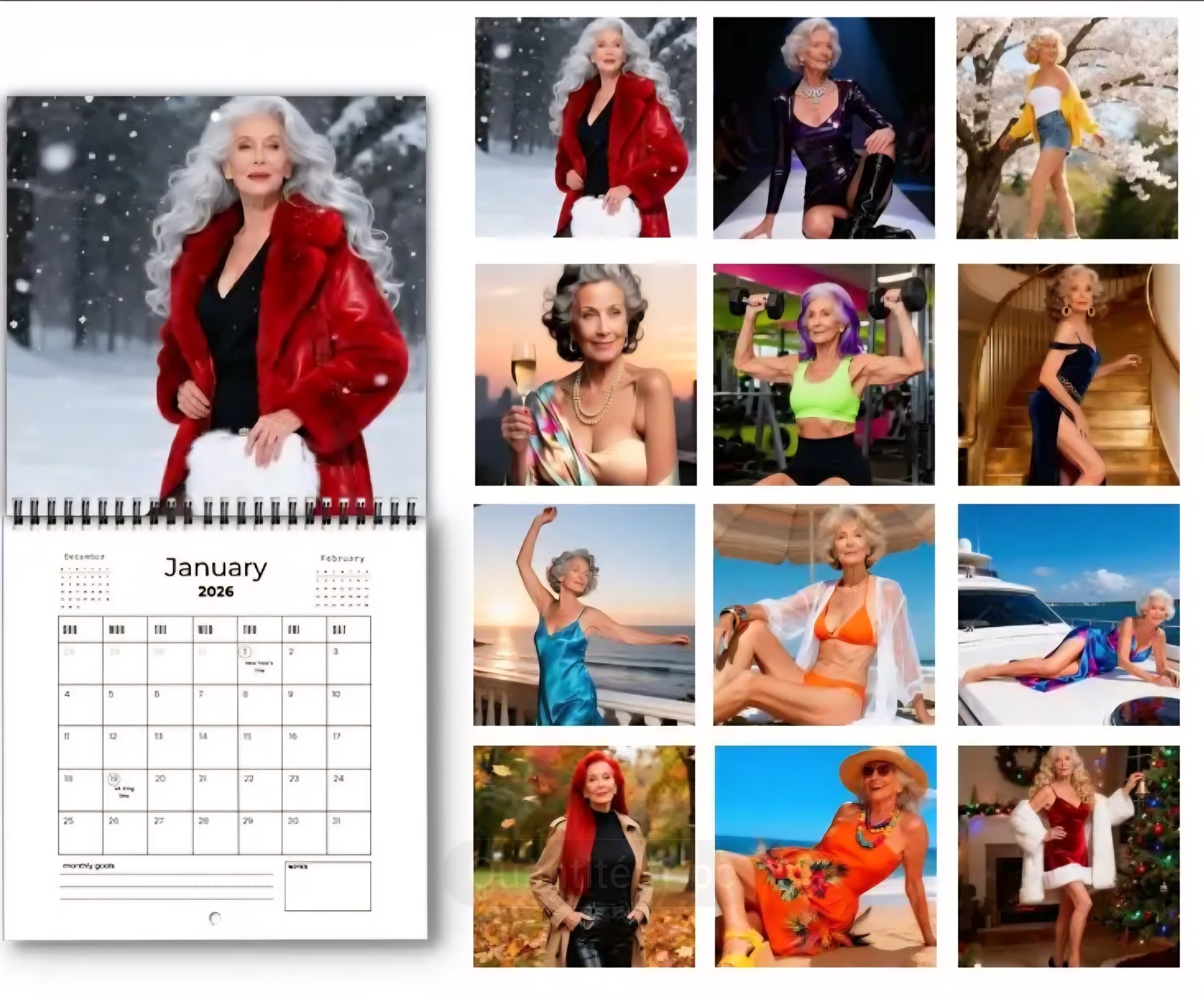 Calendrier Onlygrans