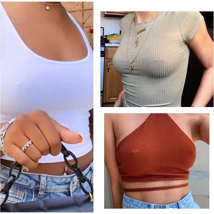 Nipple covers with piercing