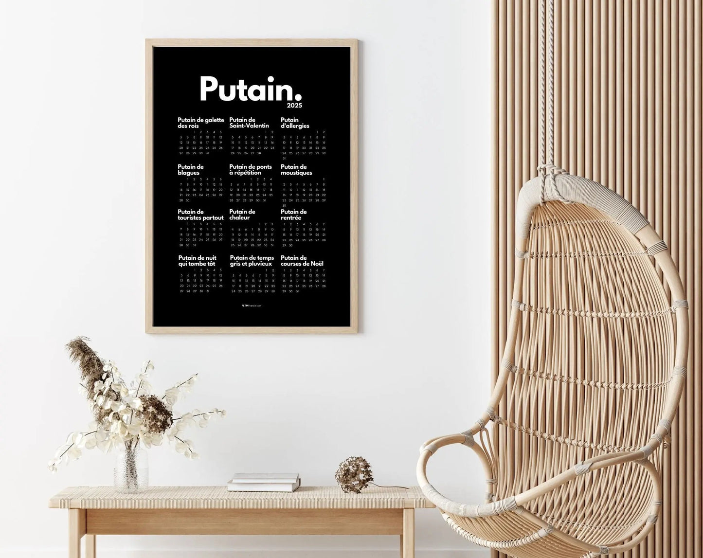 Printable 2025 Fucking Calendar