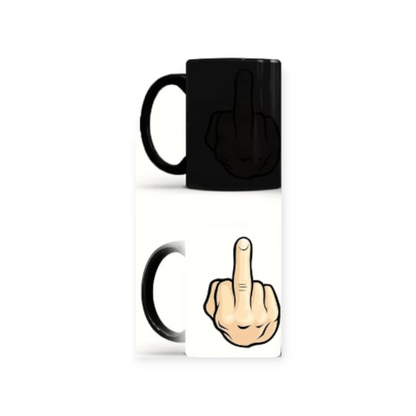 Mug magique doigt d'honneur