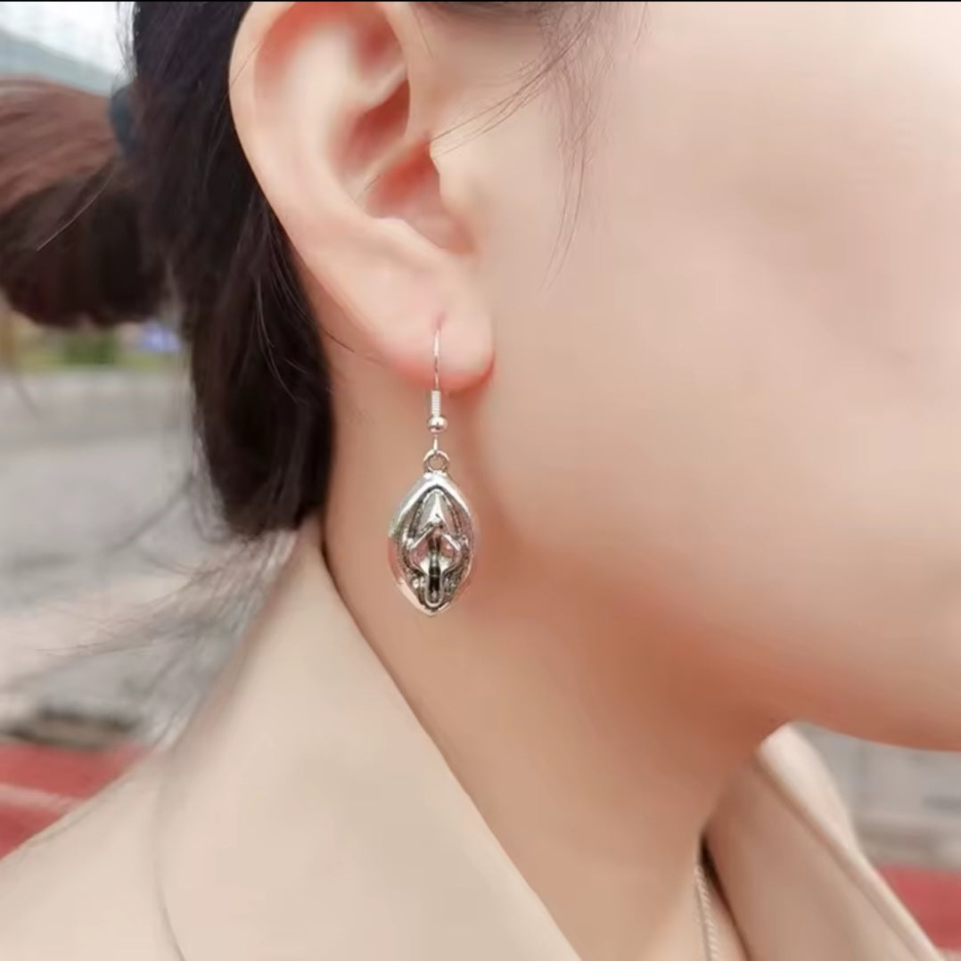 Vagina earrings