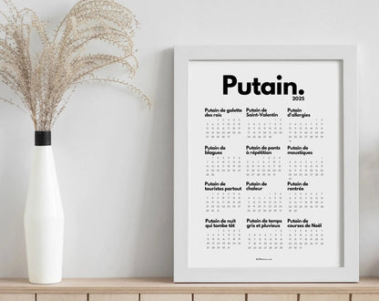 Printable 2025 Fucking Calendar