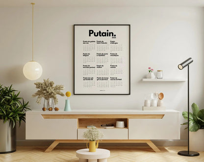 Printable 2025 Fucking Calendar