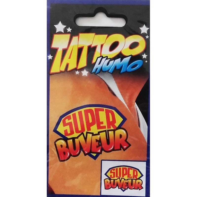 Tatouages temporaires humoristiques