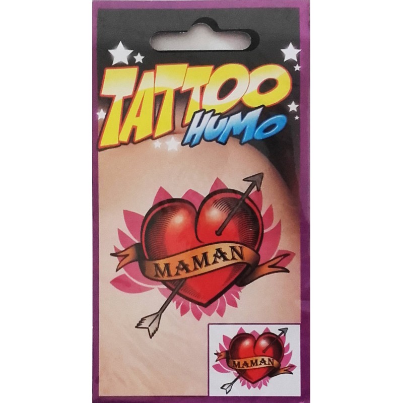 Tatouages temporaires humoristiques