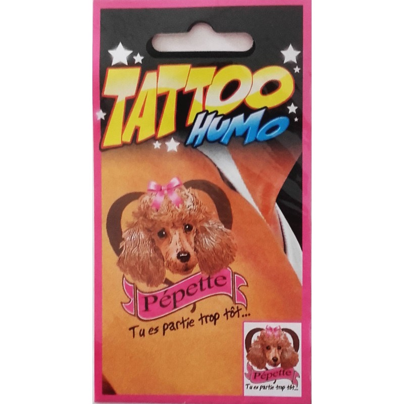Tatouages temporaires humoristiques