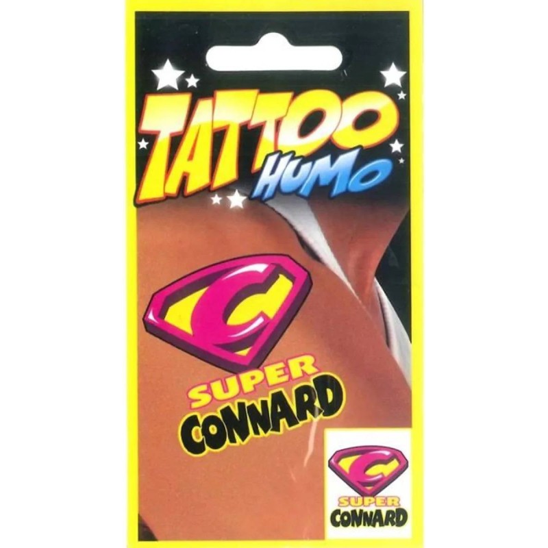 Tatouages temporaires humoristiques