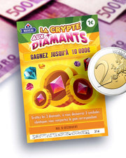 Faux Ticket Gagnant à Gratter (pack de 3)