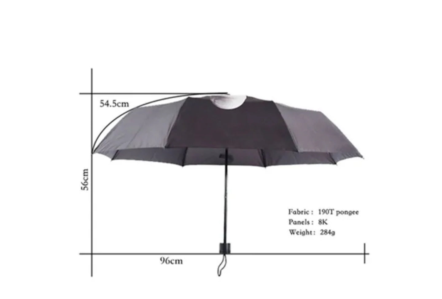 Parapluie doigt d'honneur